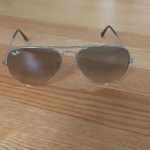 Ray-Ban Metallic Aviator Sunglasses